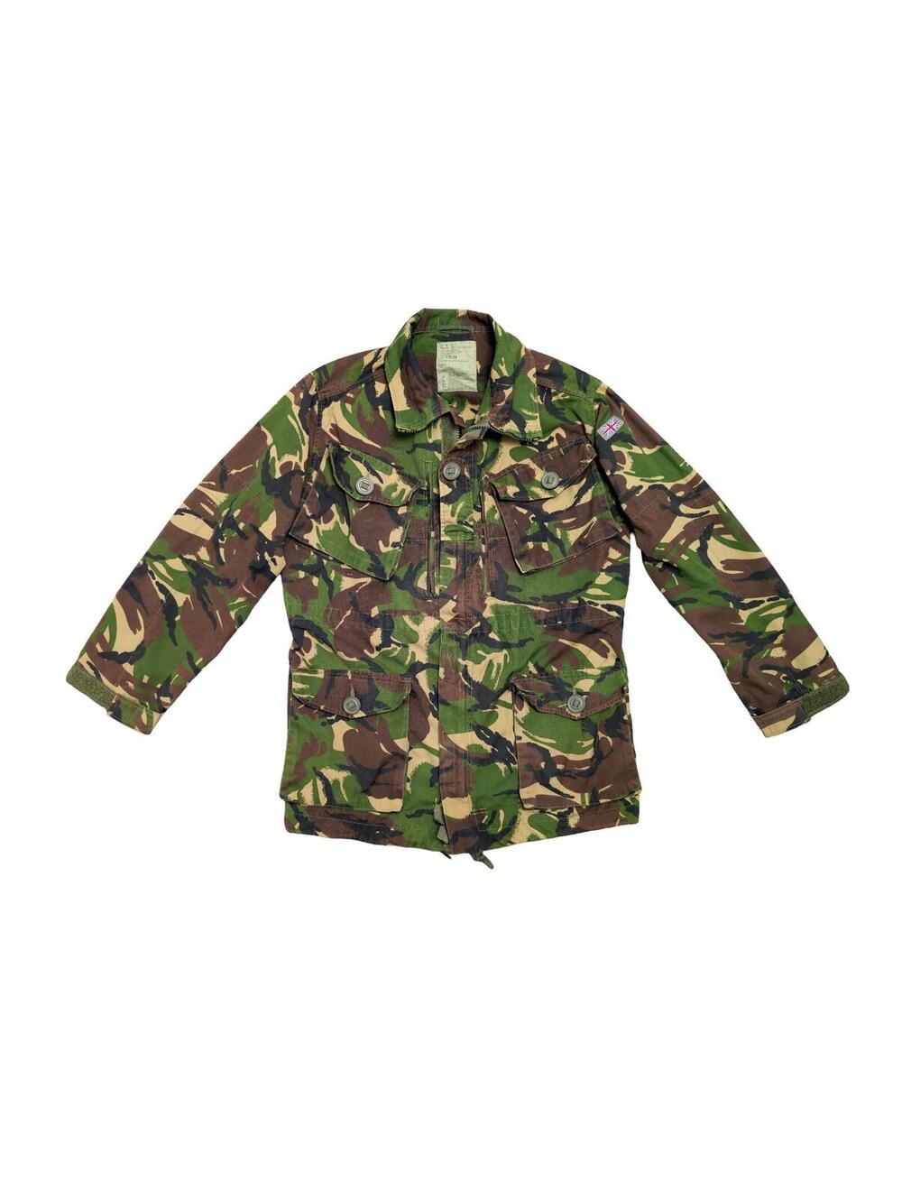 British Army Woodland DPM Combat Smock 2000s Era - Small